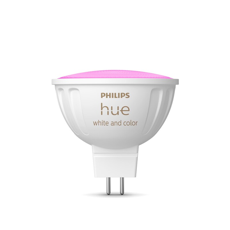 Philips Hue White & Color Ambiance MR16 LED-Lampe 400lm, Einzelpack