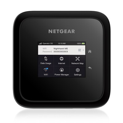 M6 50 günstig Kaufen-Netgear Nighthawk M6 5G WiFi 6E Mobiler Hotspot-Router (MR6150). Netgear Nighthawk M6 5G WiFi 6E Mobiler Hotspot-Router (MR6150) <![CDATA[• Ultraschnelle, sichere 5G-Internetverbindung mit bis zu 2,5 GBit/s • WiFi 6E-Geschwindigkeiten von bis zu 3,6 G