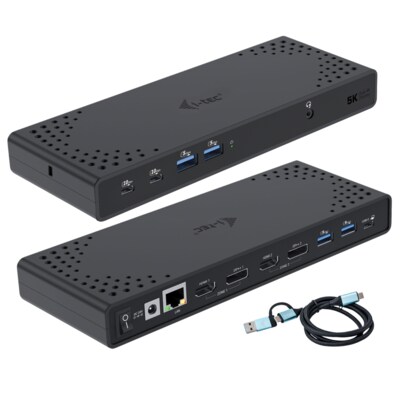 bis 100 günstig Kaufen-i-tec USB 3.0 / USB-C / Thunderbolt 3 Dual Display Docking Station Gen2 + PD 100. i-tec USB 3.0 / USB-C / Thunderbolt 3 Dual Display Docking Station Gen2 + PD 100 <![CDATA[• Anschluss von bis zu 4 externen Monitoren • Power delivery: bis zu 100 W • 