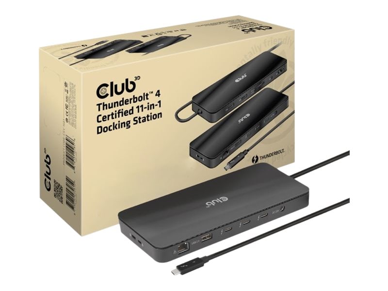 Club 3D Thunderbolt 4 Zertifizierte 11-in-1-Docking-Station