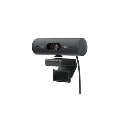 Logitech Brio 500 Full HD USB-C Webcam, Graphite