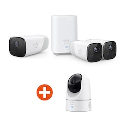 eufyCam 2 Pro Set &Uuml;berwachungskamera 2K 3+1 Outdoor lokaler Speicher + Innencam