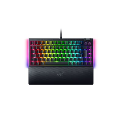 mit 7 günstig Kaufen-RAZER BlackWidow V4 75% - Mechanische Hot Swap Gaming-Tastatur, US Layout (ISO). RAZER BlackWidow V4 75% - Mechanische Hot Swap Gaming-Tastatur, US Layout (ISO) <![CDATA[• Mechanische Switches von Razer™ (Taktil) • 75 % mit Funktionstasten-Reihe und