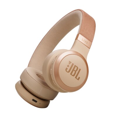 JBL LIVE 670 NC Wireless Bluetooth On-Ear Kopfhörer sandstone