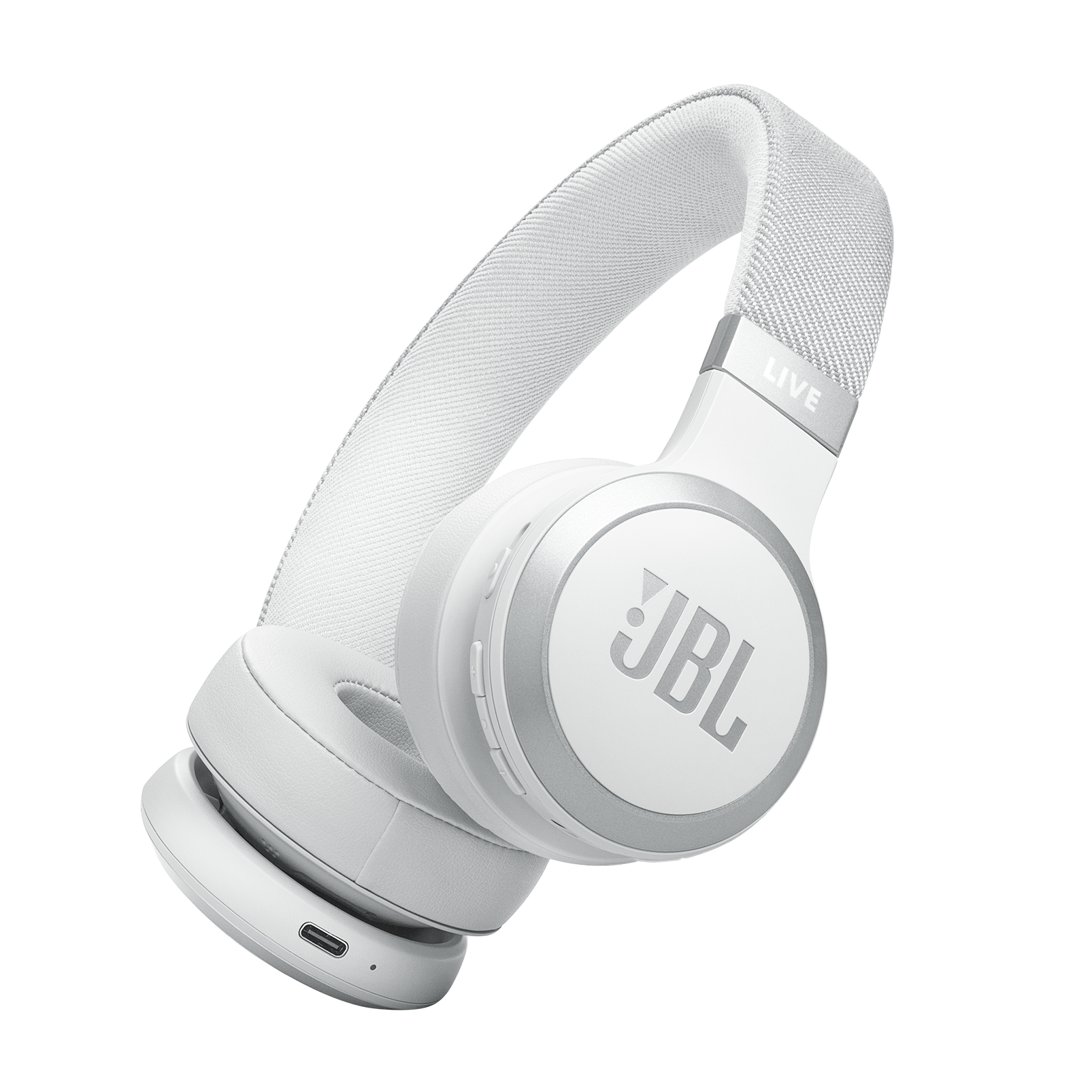 JBL LIVE 670 NC Wireless Bluetooth On-Ear Kopfh&ouml;rer wei&szlig;