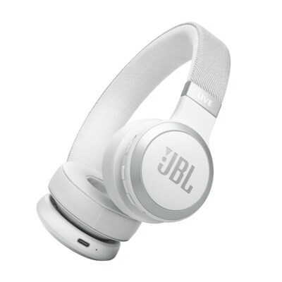 WE CAN günstig Kaufen-JBL LIVE 670 NC Wireless Bluetooth On-Ear Kopfhörer weiß. JBL LIVE 670 NC Wireless Bluetooth On-Ear Kopfhörer weiß <![CDATA[• Typ: On-Ear Kopfhörer - geschlossen • Übertragung: Bluetooth, Noise Cancelling • Einsatzgebiet: Stree