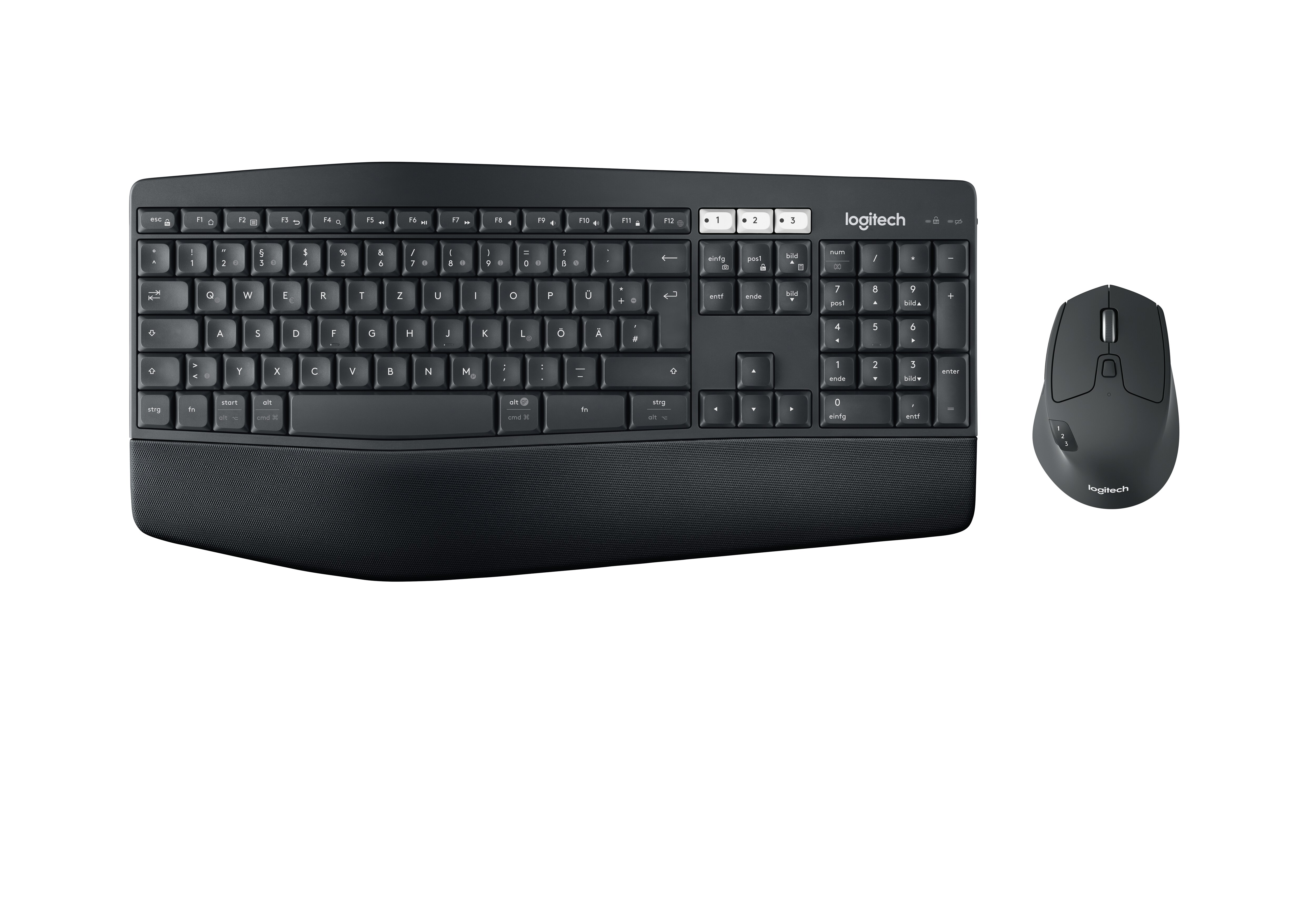 Logitech MK850 Performance - Ergonomische Kabellose Maus-Tastaturkombination