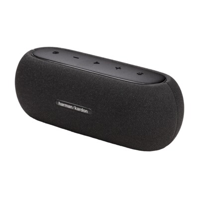 BLE Bluetooth günstig Kaufen-Harman/Kardon LUNA tragbarer Bluetooth-Lautsprecher schwarz. Harman/Kardon LUNA tragbarer Bluetooth-Lautsprecher schwarz <![CDATA[• Portabler Bluetooth-Lautsprecher • Überragender Klang von Harman Kardon • Bluetooth-Musik-Streaming • Wasser- und 