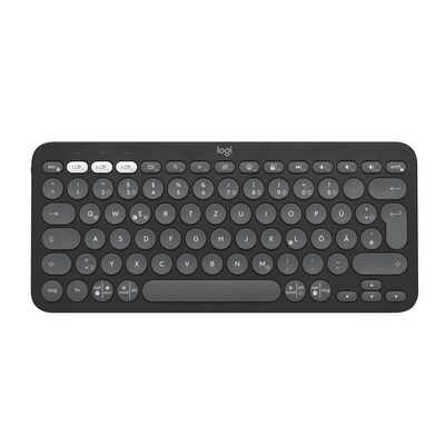Logitech Pebble Keys 2 K380S Graphite - Minimalistische kabellose Tastatur