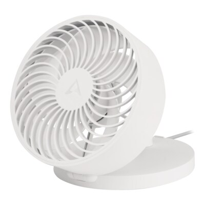 Air Plus günstig Kaufen-Arctic Summair Plus Tischventilator mit Akku weiß. Arctic Summair Plus Tischventilator mit Akku weiß <![CDATA[• Tischventilator im kompaktem und modernem Design • Stufenlos einstellbare Leistung • Flexibler Betrieb über USB, Mobiler Betri