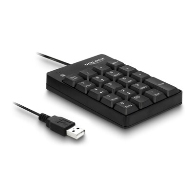 Delock USB günstig Kaufen-Delock USB Nummernblock 19 Tasten schwarz. Delock USB Nummernblock 19 Tasten schwarz <![CDATA[• USB-Adapter • Anschlüsse: USB Typ A und • Farbe: schwarz • passend für: • Farbe: Schwarz]]>. 