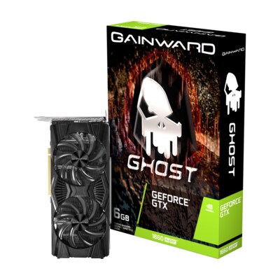 GeForce GT günstig Kaufen-GAINWARD GeForce GTX 1660 Super Ghost V1 6GB. GAINWARD GeForce GTX 1660 Super Ghost V1 6GB <![CDATA[• GeForce GTX 1660, Turing Chip, • 6 GB GDDR6-RAM (192bit Speicherinterface) • Core/Memorytakt: 1530 (Boost 1785)/ 14.000 Mbps 336GB/s • Ghost Küh