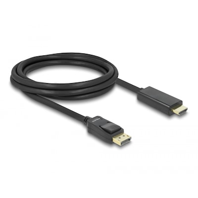 PORT HDMI günstig Kaufen-Delock Kabel DisplayPort 1.1 Stecker  High Speed HDMI-A Stecker Passiv 2 m. Delock Kabel DisplayPort 1.1 Stecker  High Speed HDMI-A Stecker Passiv 2 m <![CDATA[• Adapter • Anschlüsse: HDMI-Stecker und Displayport • Farbe: schwarz • passend für: 