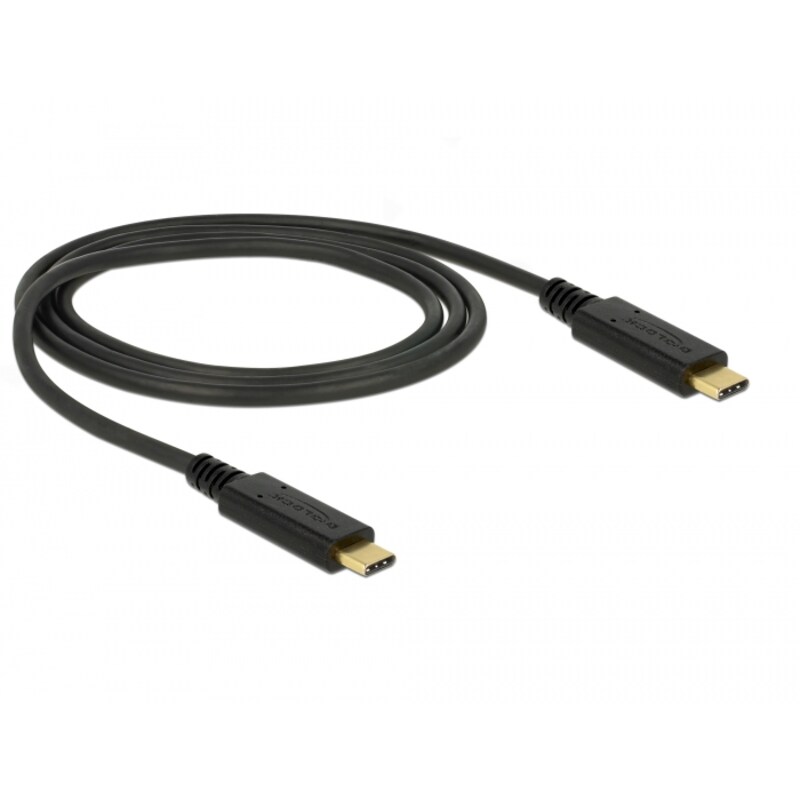Delock USB 3.1 Gen 2 (10 Gbps) Kabel Type-C zu Type-C 1 m PD 3 A E-Marker