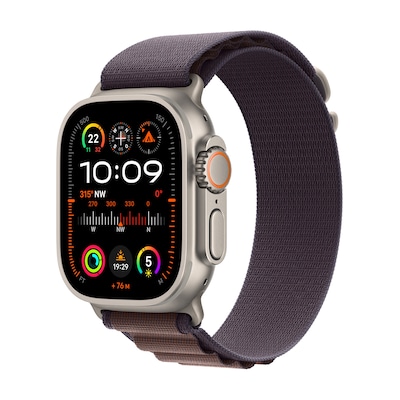 OLED günstig Kaufen-Apple Watch Ultra 2 LTE 49mm Titanium Alpine Loop Indigo large MREW3FD/A. Apple Watch Ultra 2 LTE 49mm Titanium Alpine Loop Indigo large MREW3FD/A <![CDATA[• LTPO-OLED Display • 1 Tage Akkulaufzeit • Titan Gehäuse • Wasserfest: IP6XWasserdichtigk