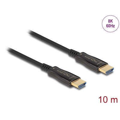 Adapter,1080P günstig Kaufen-Delock Aktives Optisches Kabel HDMI 8K 60 Hz 10 m. Delock Aktives Optisches Kabel HDMI 8K 60 Hz 10 m <![CDATA[• Adapter • Anschlüsse: HDMI-Stecker und HDMI-Stecker • Farbe: schwarz • passend für: Daten • Farbe: Schwarz]]>. 
