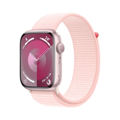 Display Port günstig Kaufen-Apple Watch Series 9 GPS 45mm Aluminium Rosè Sport Loop Hellrosa. Apple Watch Series 9 GPS 45mm Aluminium Rosè Sport Loop Hellrosa <![CDATA[• LTPO-OLED Displayn • 1 Tage Akkulaufzeitn • Aluminium Gehäuse n • •]]>. 