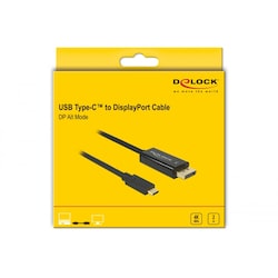 Delock Kabel USB Type-C&trade; Stecker &amp;gt; DisplayPort Stecker (DP Alt Mode) 4K 60 Hz 2m