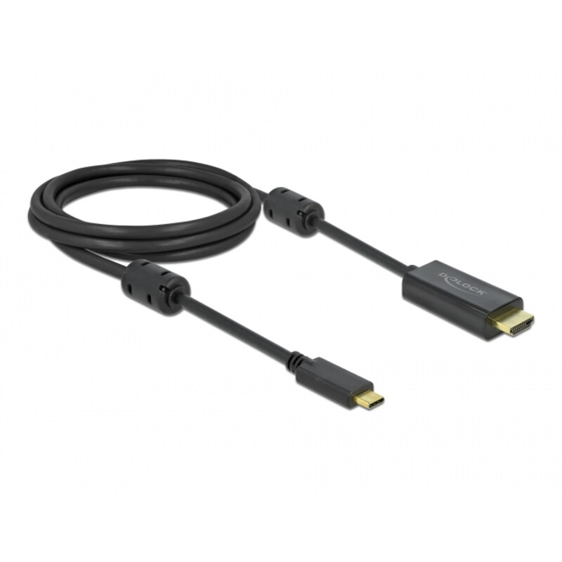 Delock Aktives USB Type-C™ zu HDMI Kabel (DP Alt Mode) 4K 60 Hz 2 m