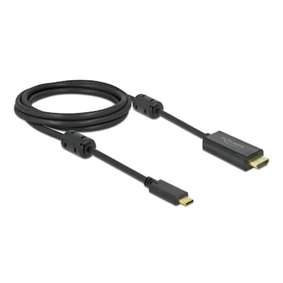 USB C günstig Kaufen-Delock Aktives USB Type-C™ zu HDMI Kabel (DP Alt Mode) 4K 60 Hz 2 m. Delock Aktives USB Type-C™ zu HDMI Kabel (DP Alt Mode) 4K 60 Hz 2 m <![CDATA[• Adapter • Anschlüsse: USB Typ C und HDMI-Stecker • Farbe: schwarz]]>. 