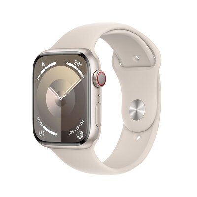 IT and günstig Kaufen-Apple Watch Series 9 LTE 45mm Aluminium Polarstern Sportarmband Polarstern - S/M. Apple Watch Series 9 LTE 45mm Aluminium Polarstern Sportarmband Polarstern - S/M <![CDATA[• LTPO-OLED Display • 1 Tage Akkulaufzeit • Aluminium Gehäuse]]>. 
