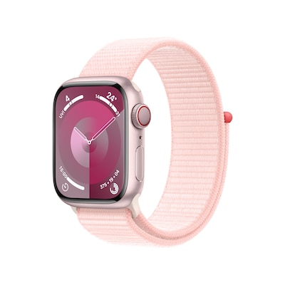 Watch 4 günstig Kaufen-Apple Watch Series 9 LTE 41mm Aluminium Rosè Sport Loop Hellrosa. Apple Watch Series 9 LTE 41mm Aluminium Rosè Sport Loop Hellrosa <![CDATA[• LTPO-OLED Display • 1 Tage Akkulaufzeit • Aluminium Gehäuse]]>. 