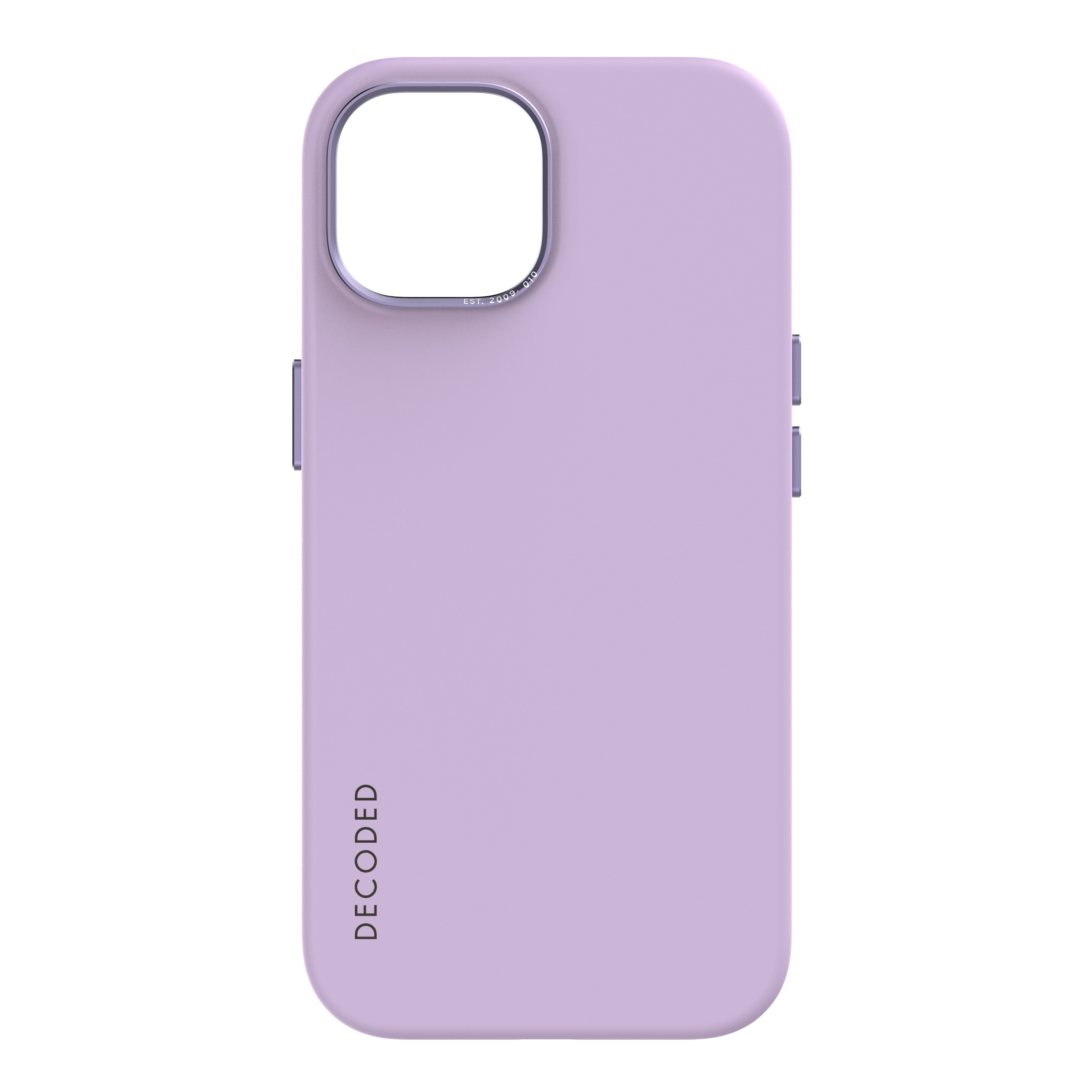 Decoded AntiMicrobial Silicone Backcover iPhone 15 Lavender