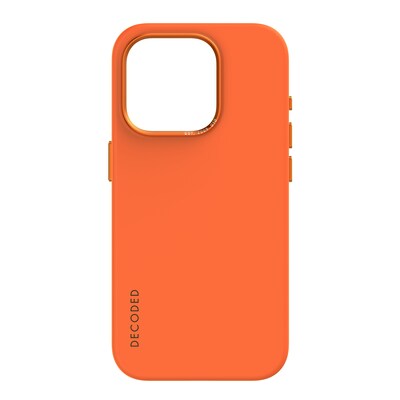 Decoded AntiMicrobial Silicone Backcover iPhone 15 Pro Apricot