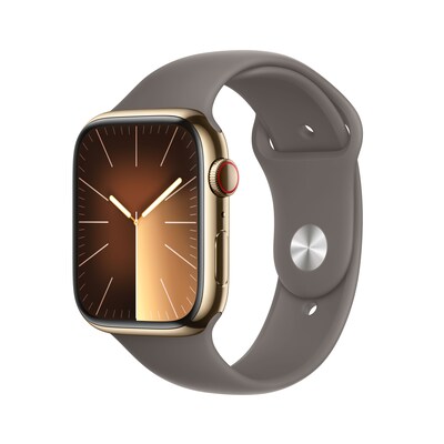 5m LED günstig Kaufen-Apple Watch Series 9 LTE 45mm Edelstahl Gold Sportarmband Tonbraun S/M. Apple Watch Series 9 LTE 45mm Edelstahl Gold Sportarmband Tonbraun S/M <![CDATA[• LTPO-OLED Display • 1 Tage Akkulaufzeit • Edelstahl Gehäuse]]>. 