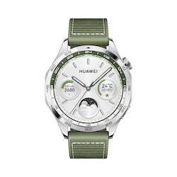 Huawei Watch GT 4 Smartwatch 46mm (Phoinix) silber/gr&uuml;n AMOLED-Display