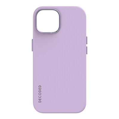 Decoded AntiMicrobial Silicone Backcover iPhone 15 Plus Lavender
