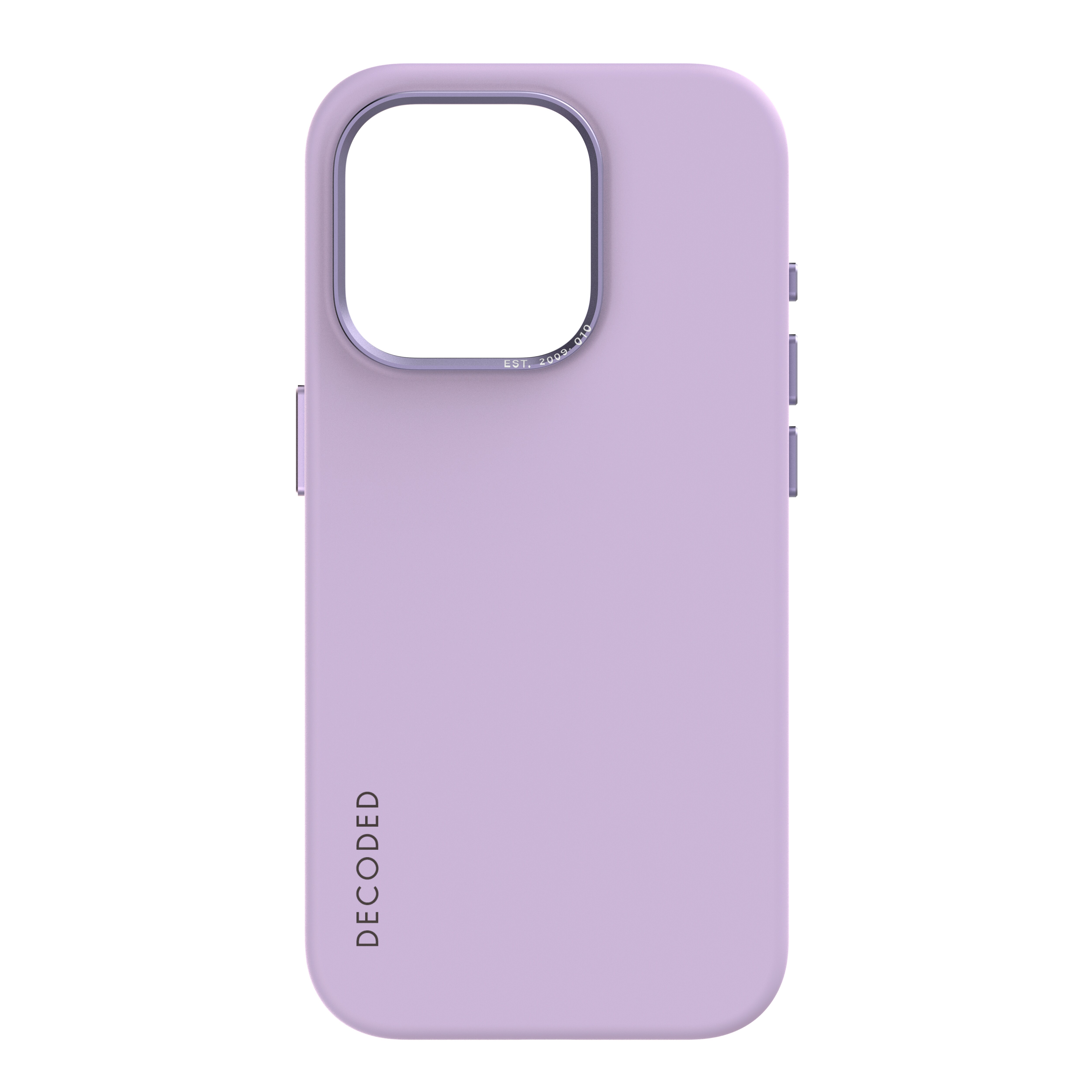 Decoded AntiMicrobial Silicone Backcover iPhone 15 Pro Max Lavender