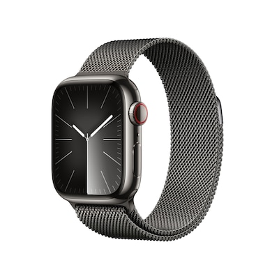 Apple Watch günstig Kaufen-Apple Watch Series 9 LTE 41mm Edelstahl Graphit Milanaise Graphit. Apple Watch Series 9 LTE 41mm Edelstahl Graphit Milanaise Graphit <![CDATA[• LTPO-OLED Display • 1 Tage Akkulaufzeit • Edelstahl Gehäuse]]>. 