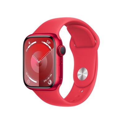 Apple Watch Series 9 GPS 41mm Aluminium Product(RED) Sportarmband ProductRED S/M