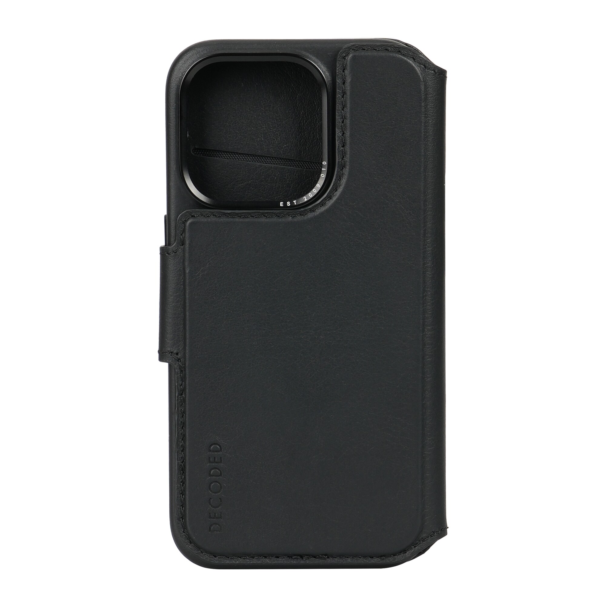 Decoded Leather Detachable Wallet f&uuml;r iPhone 15 Pro Black