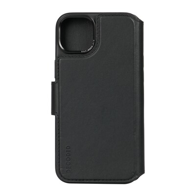 Decoded Leather Detachable Wallet für iPhone 15 Plus Black