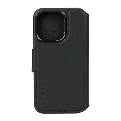 Decoded Leather Detachable Wallet für iPhone 15 Pro Max Black