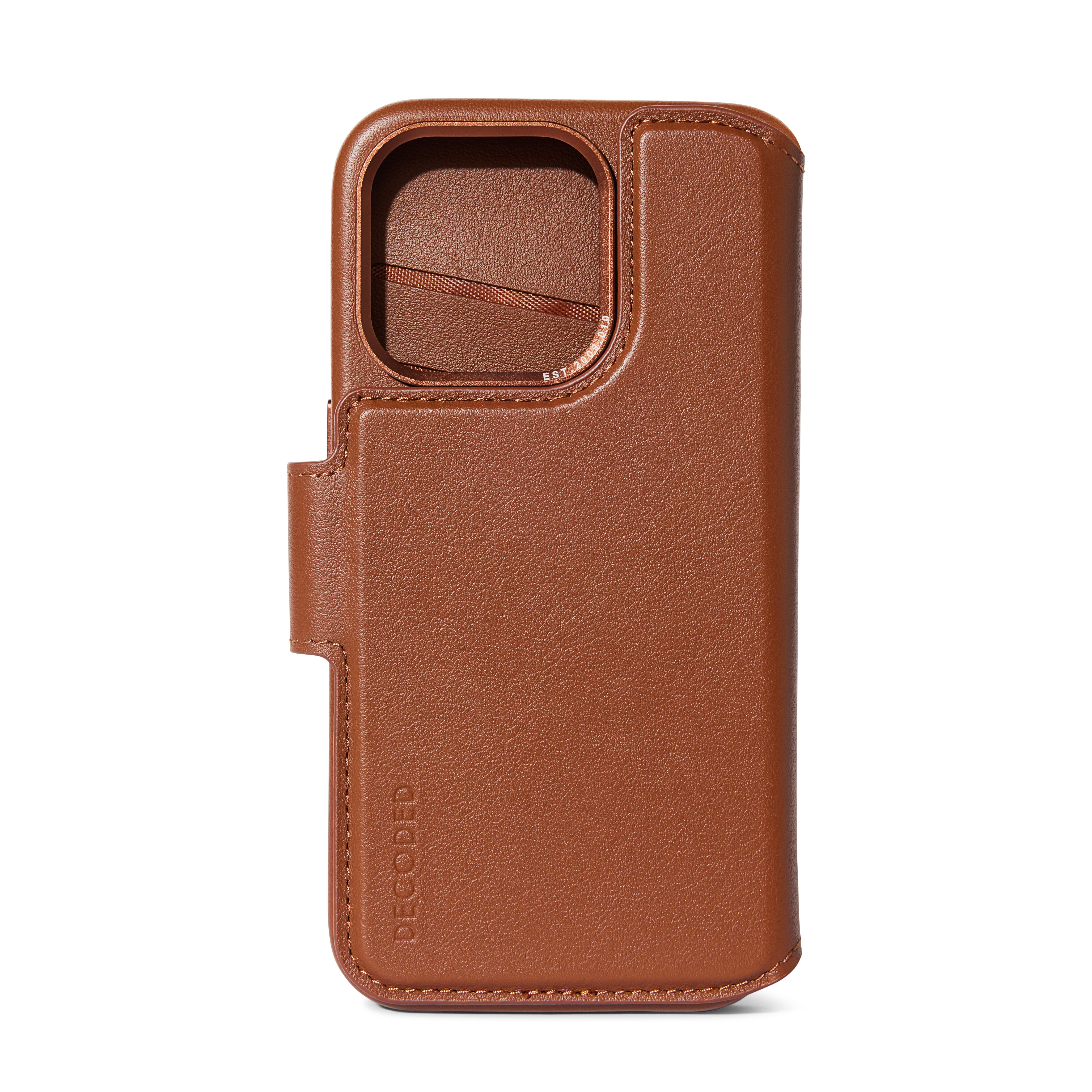 Decoded Leather Detachable Wallet f&uuml;r iPhone 15 Pro Max Tan