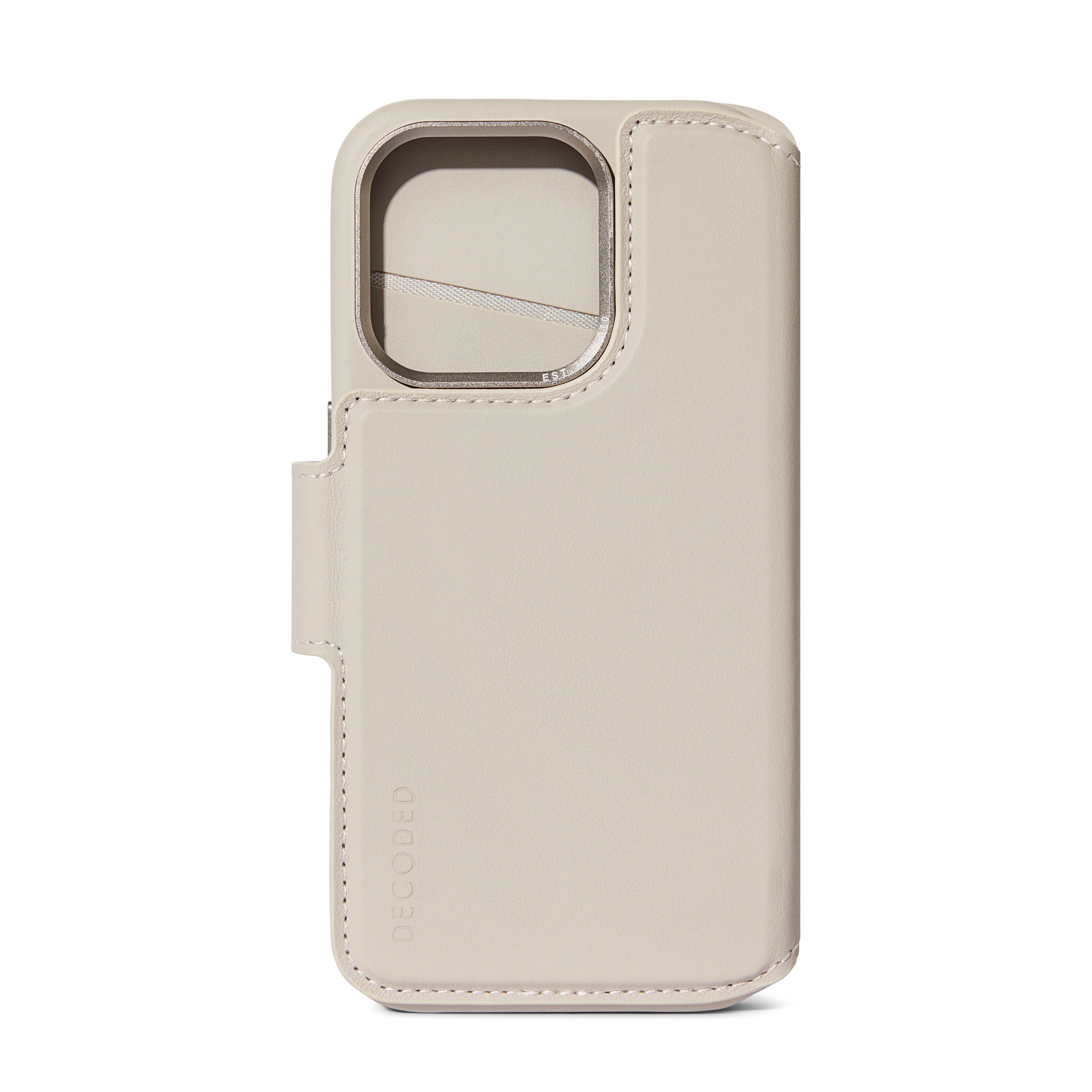 Decoded Leather Detachable Wallet f&uuml;r iPhone 15 Pro Max Clay