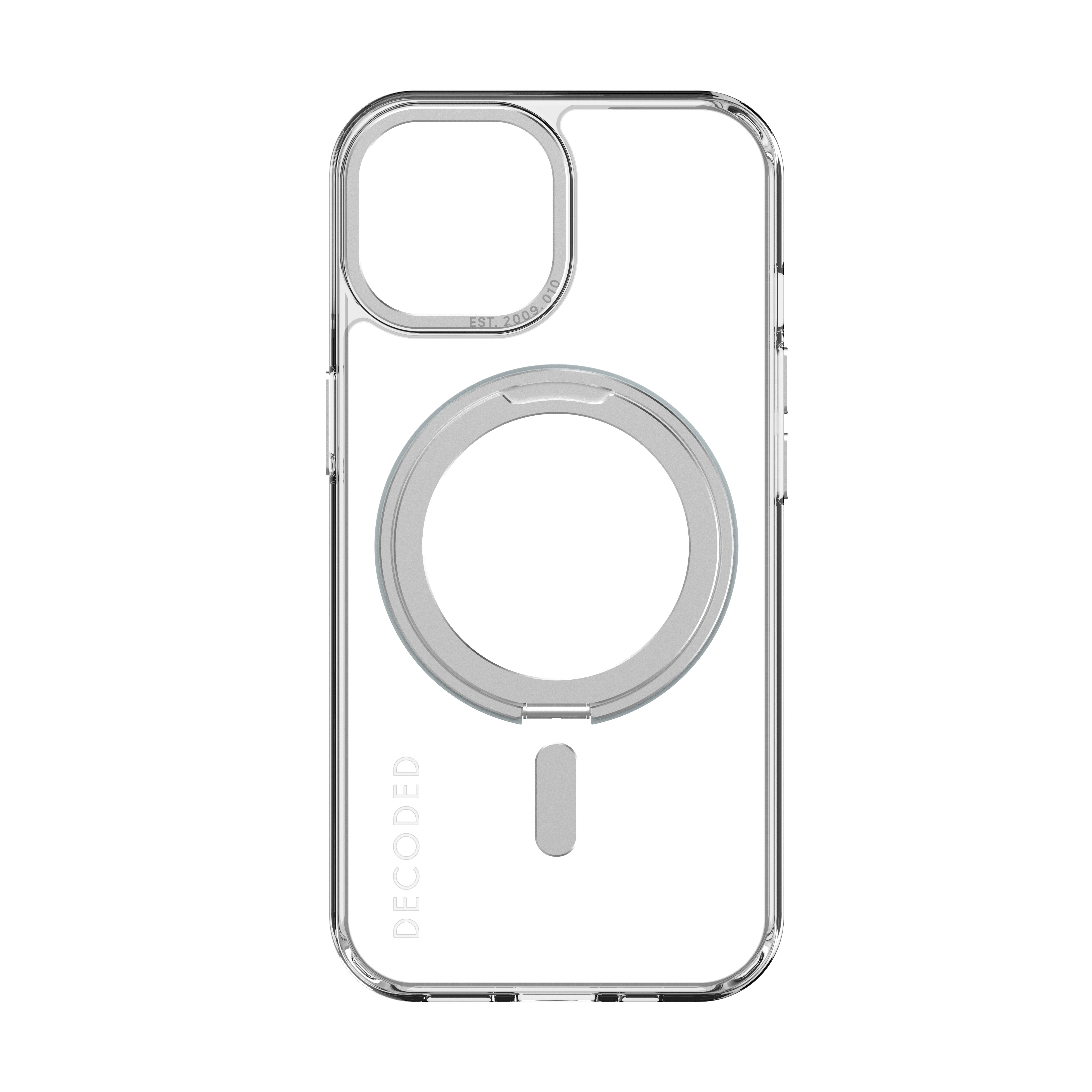 Decoded Recycled Plastic Loop Stand Backcover iP 15 Transparant