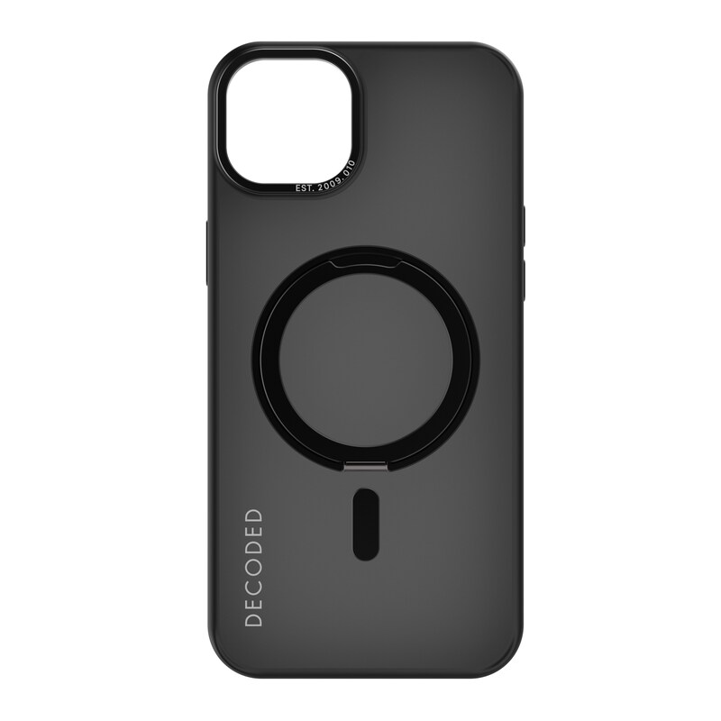 Decoded Recycled Plastic Loop Stand Backcover iPhone 15 Plus Black