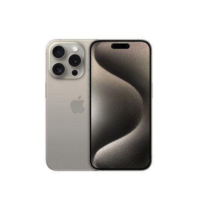 15 x  günstig Kaufen-Apple iPhone 15 Pro 128 GB Titan Natur MTUX3ZD/A. Apple iPhone 15 Pro 128 GB Titan Natur MTUX3ZD/A <![CDATA[• A17 Pro Hexa-Core-Prozessor • 48 Megapixel Hauptkamera mit optischer Bildstabilisierung • 15,5 cm (6,1 Zoll) Super Retina XDR Display mit 2