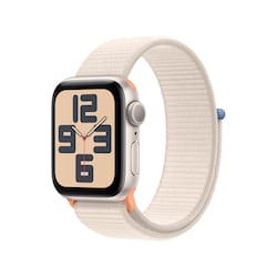Apple Watch SE (2. Gen) GPS 40mm Alu Polarstern Sport Loop Armband Polarstern