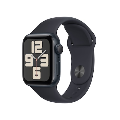 Apple Watch günstig Kaufen-Apple Watch SE (2. Gen) GPS 40mm Alu Mitternacht Sportarmband Mitternacht - M/L. Apple Watch SE (2. Gen) GPS 40mm Alu Mitternacht Sportarmband Mitternacht - M/L <![CDATA[• GPS • Kann schön viel. Für ganz schön wenig. • Großartig. Auch der Preis.