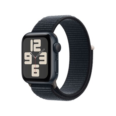 Apple Watch SE (2. Gen) GPS 40mm Alu Mitternacht Sport Loop Armband Mitternacht
