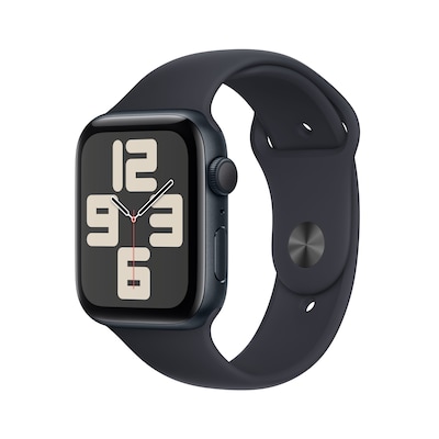 Apple Watch günstig Kaufen-Apple Watch SE (2. Gen) GPS 44mm Alu Mitternacht Sportarmband Mitternacht - S/M. Apple Watch SE (2. Gen) GPS 44mm Alu Mitternacht Sportarmband Mitternacht - S/M <![CDATA[• GPS • Kann schön viel. Für ganz schön wenig. • Großartig. Auch der Preis.