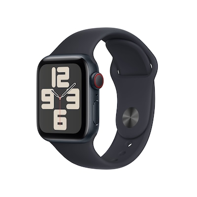 Apple Watch günstig Kaufen-Apple Watch SE (2. Gen) LTE 40mm Alu Mitternacht Sportarmband Mitternacht - M/L. Apple Watch SE (2. Gen) LTE 40mm Alu Mitternacht Sportarmband Mitternacht - M/L <![CDATA[• LTE • Kann schön viel. Für ganz schön wenig. • Großartig. Auch der Preis.