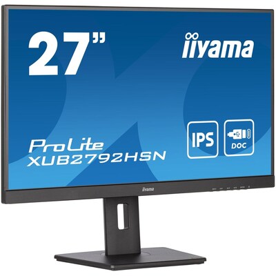 HD Monitor günstig Kaufen-iiyama ProLite XUB2792HSN-B5 68.6 cm (27") FHD IPS Monitor DP/HDMI/USB-C. iiyama ProLite XUB2792HSN-B5 68.6 cm (27") FHD IPS Monitor DP/HDMI/USB-C <![CDATA[• Energieeffizienzklasse: E • Größe: 68,6 cm (27 Zoll) 16:9, Auflösung: 1.920x1.080 