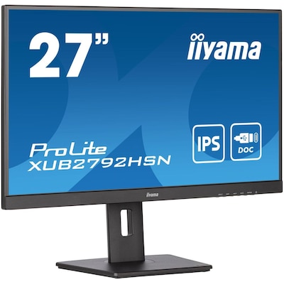 auf HDMI günstig Kaufen-iiyama ProLite XUB2792HSN-B5 68.6 cm (27") FHD IPS Monitor DP/HDMI/USB-C. iiyama ProLite XUB2792HSN-B5 68.6 cm (27") FHD IPS Monitor DP/HDMI/USB-C <![CDATA[• Energieeffizienzklasse: E • Größe: 68,6 cm (27 Zoll) 16:9, Auflösung: 1.920x1.080 