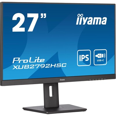 iiyama ProLite XUB2792HSC-B5 68.6 cm (27") FHD IPS Monitor DP/HDMI/USB-C